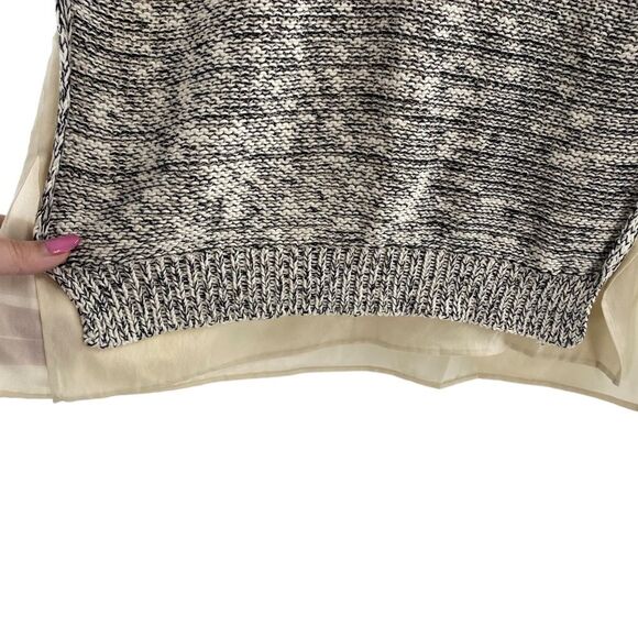 Phillip Lim Size M Layered Sweater Vest Top Size Gray Beige Academia Preppy NWT - Picture 5 of 11